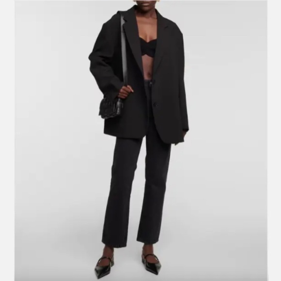 Re/Done Denim 70's Low Rise Straight Washed Black Jeans 30 Nwt - Picture 2 of 7